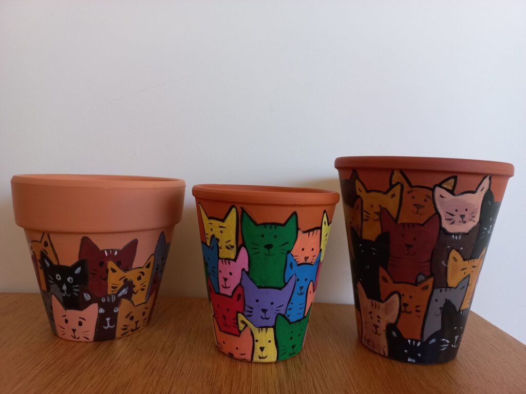 DIY: Terracotta potje met kattenkopjes Afbeelding 9 1024x768